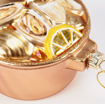 Glass Clam Bake Pot Ornament