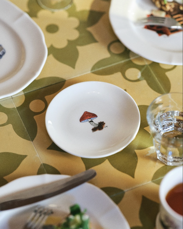 Thibaud Herem Objet - 5" Plate (Red Mushroom)