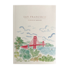 Book cover of 'San Francisco' with a illustration of the Golden Gate Bridge.