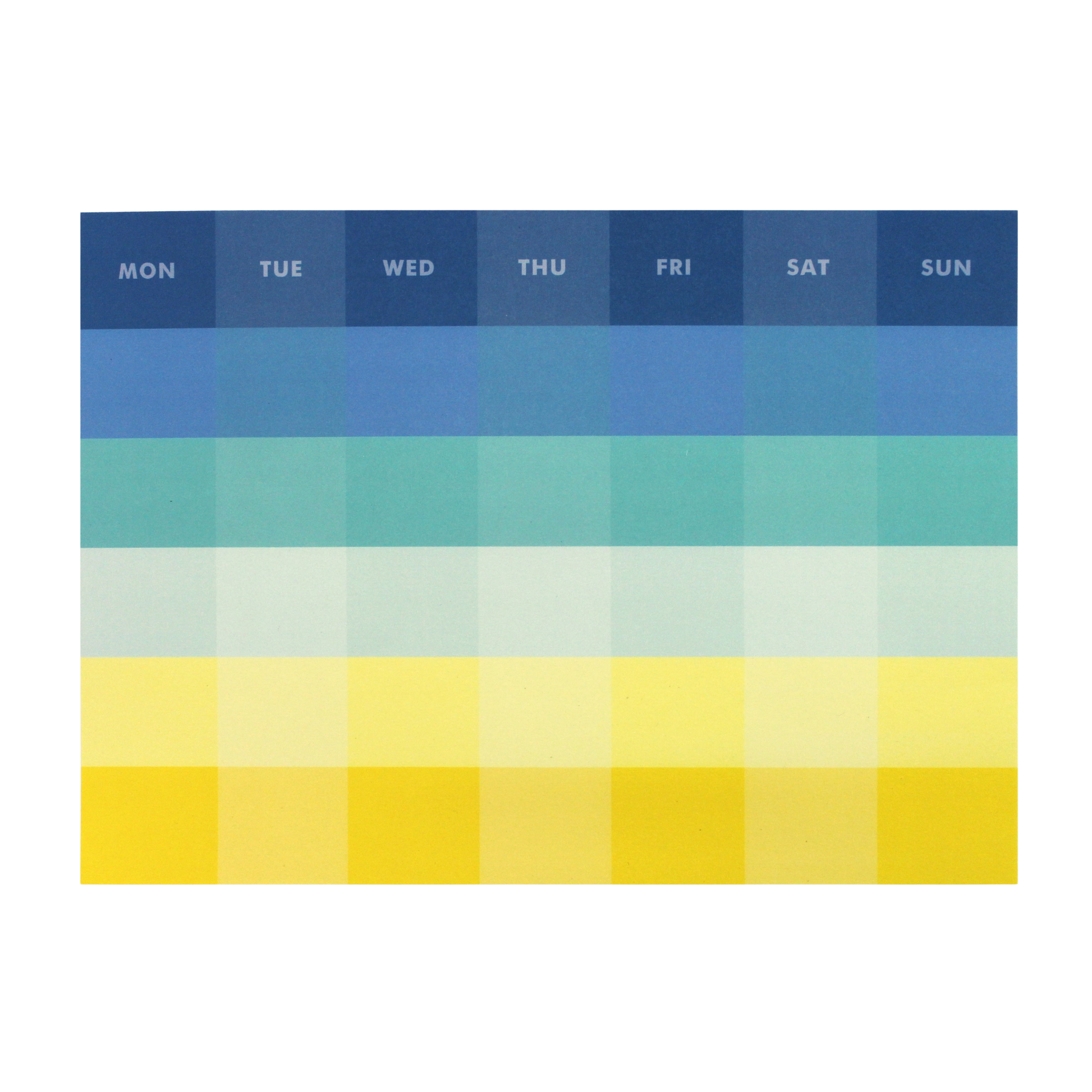 Paperways Palette Monthly Pad Midnight in Paris White Background Photo