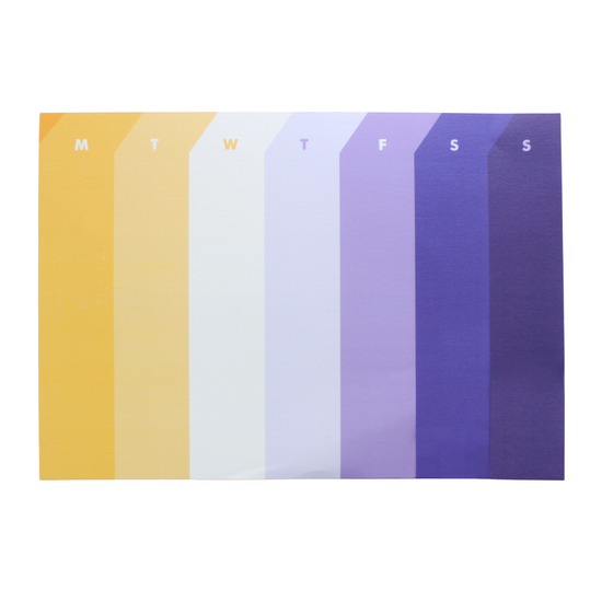 Palette Weekly Pad - La La Land with white background