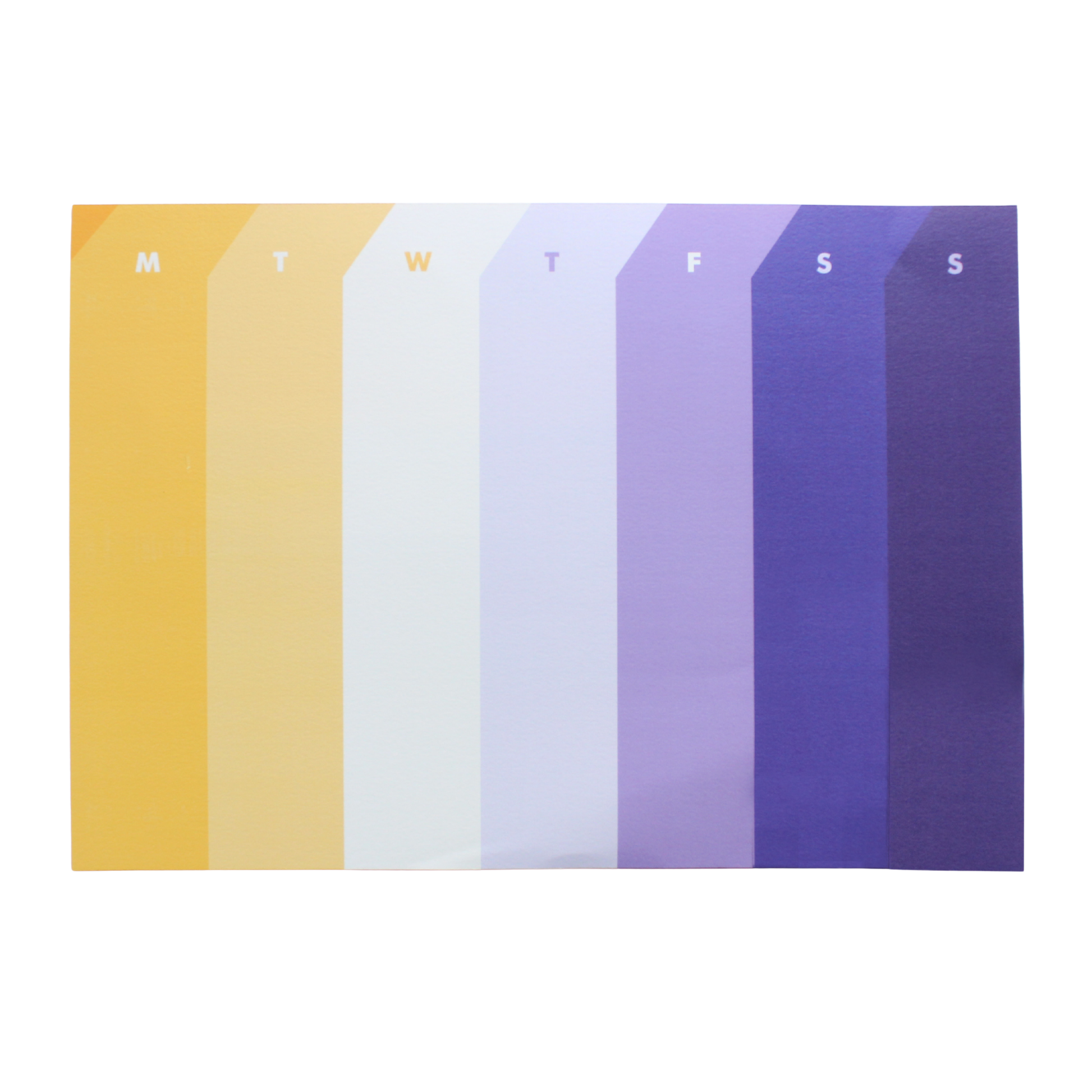 Palette Weekly Pad - La La Land with white background