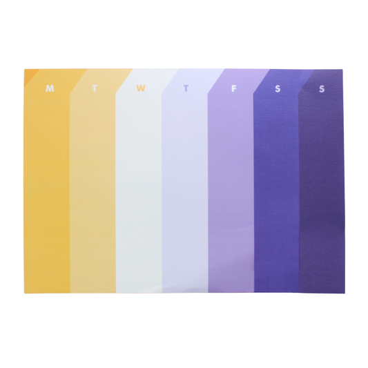 Palette Weekly Pad - La La Land with white background