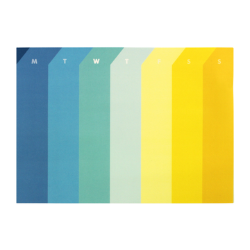 Paperways Palette Weekly Pad Midnight in Paris on white background