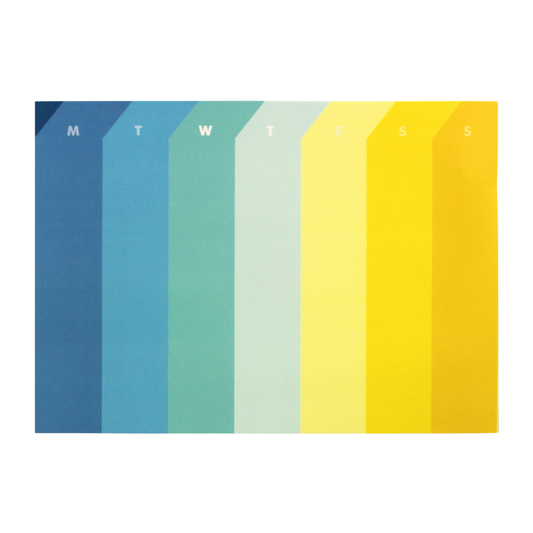 Paperways Palette Weekly Pad Midnight in Paris on white background