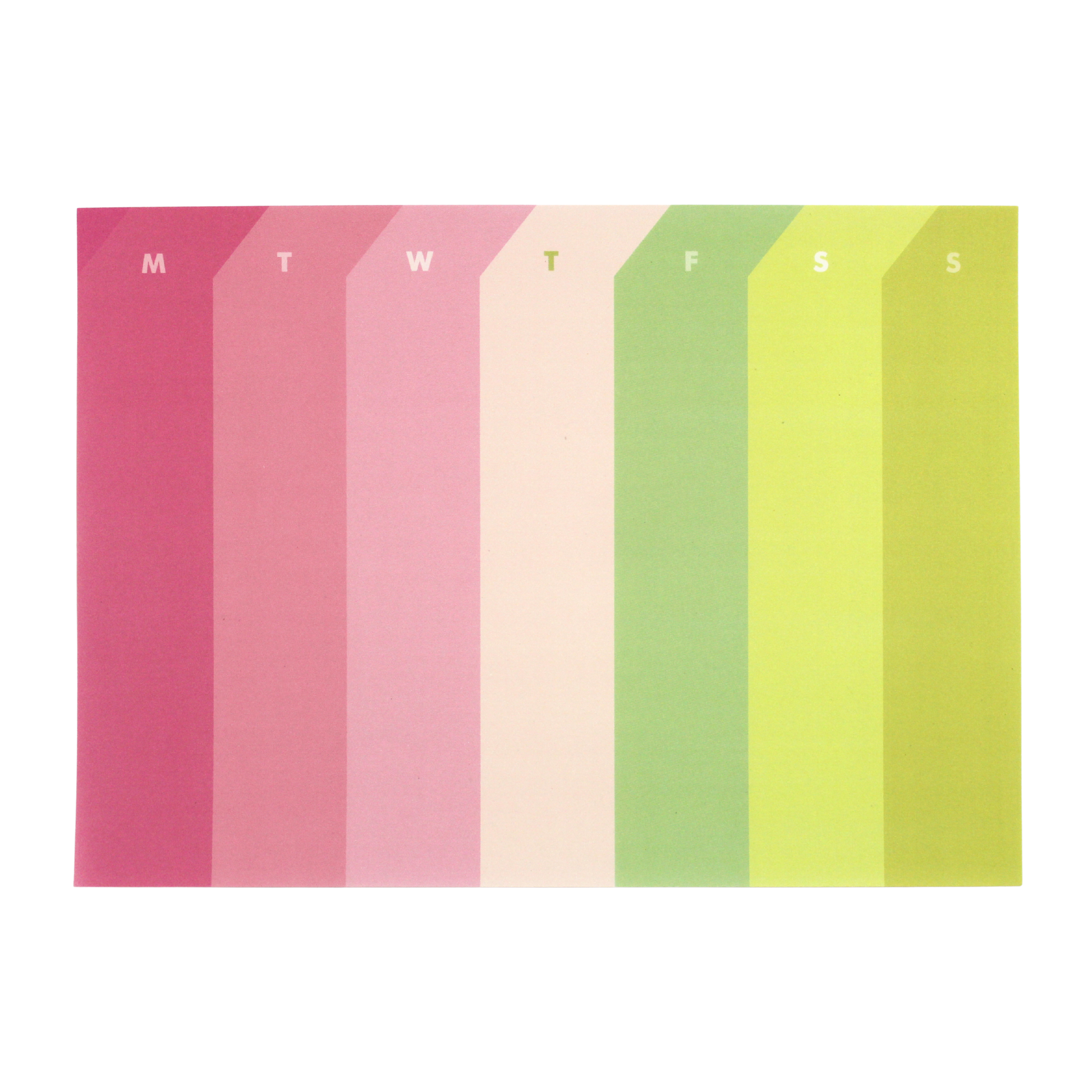 Palette Weekly Pad - La Vie en Rose on a white background