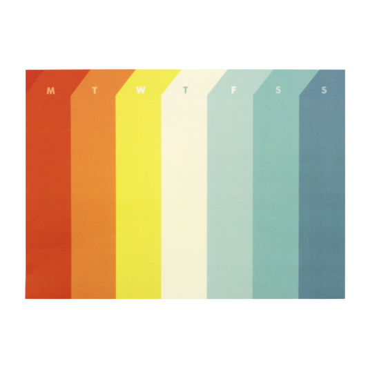 Palette Weekly Pad - Sound of Music on a white background