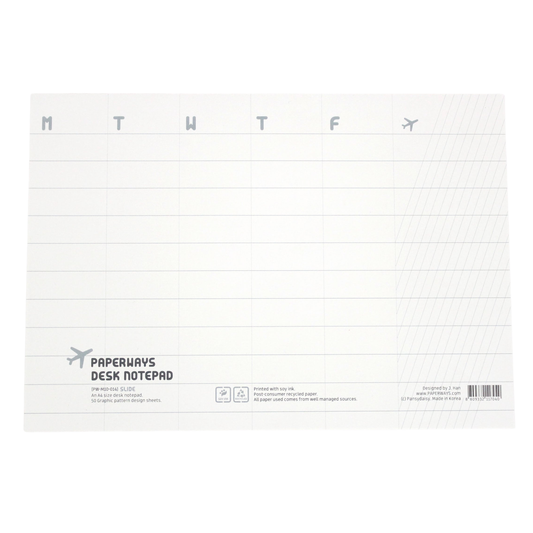 Paperways A4 Desk Notepad Organizer Slide White Background Photo