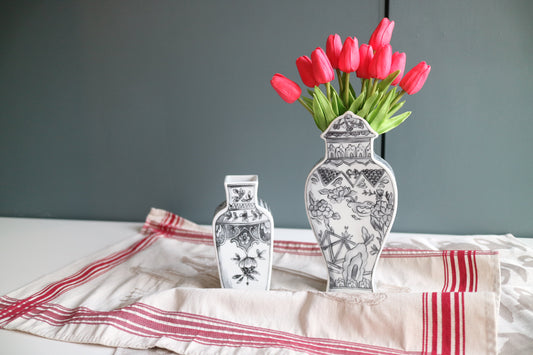 Well Versed - Gray - 7 in. Small Vase