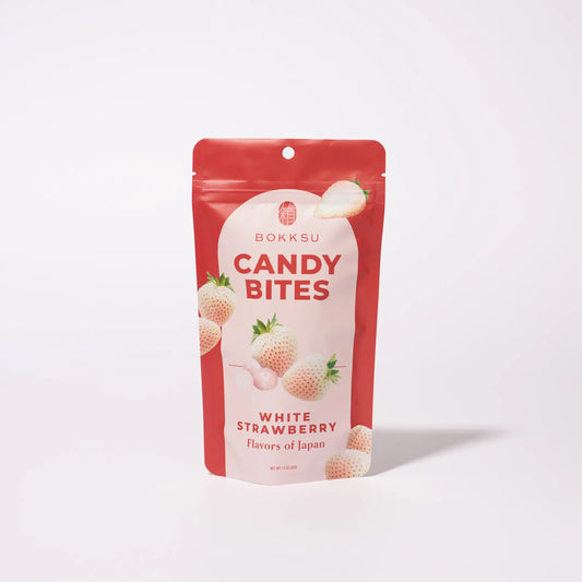 White Strawberry Japanese Candy Bites 1.5oz