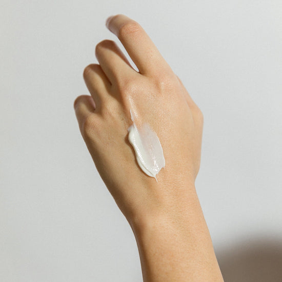 Lotion on Hand