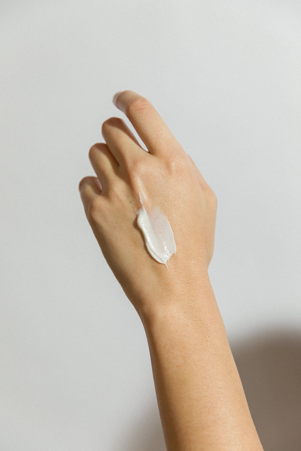 Lotion on Hand