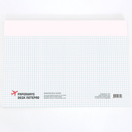 Paperways A4 Desk Notepad Bald Square White Background Photo