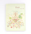 L'apres-Midi Travel Journal 98p. Italy Rome White Background Photo