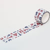 Paperways Masking Tape 1.2 in. Paris Pattern White Background Photo