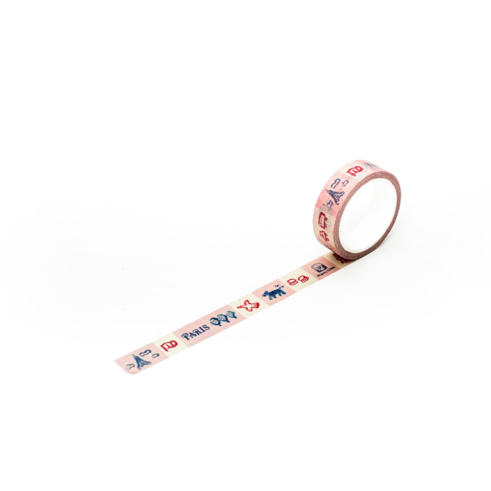 L'apres-Midi Masking Tape 0.6 in. Paris Ver. 2 White Background Photo