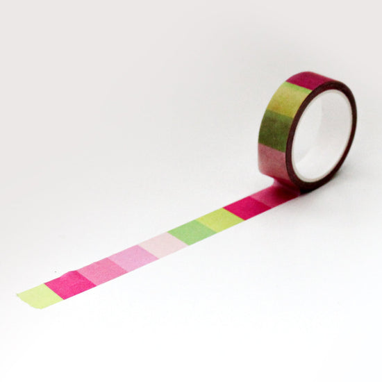 Paperways Palette Masking Tape 0.6 in. La Vie En Rose White Background Photo