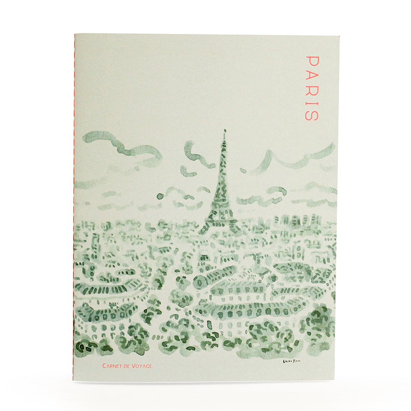 L'apres-Midi-Carnet de Voyage Paris City Blue White Background Photo