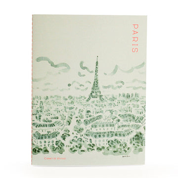 L'apres-Midi-Carnet de Voyage Paris City Blue White Background Photo
