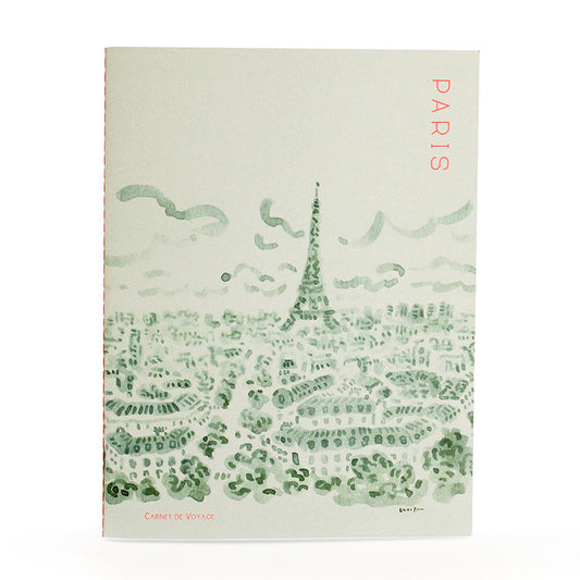 L'apres-Midi-Carnet de Voyage Paris City Blue White Background Photo