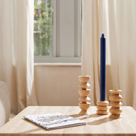 Totem Wooden Candle Holder - Nº 3