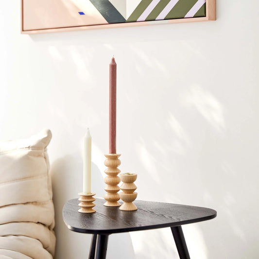 Totem Wooden Candle Holder - Nº 5